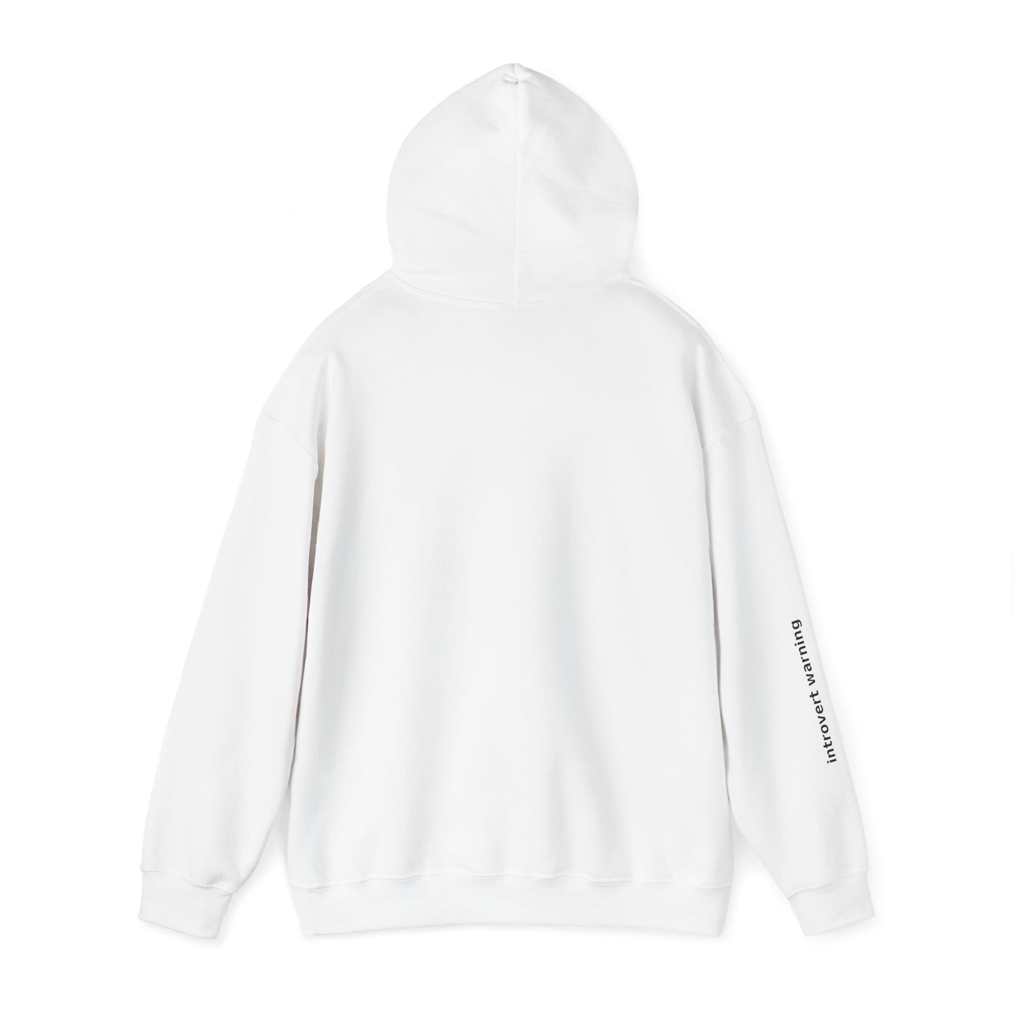 White Hoodie - I'm Fine, Just don't talk to me Unisex Sweatshirt