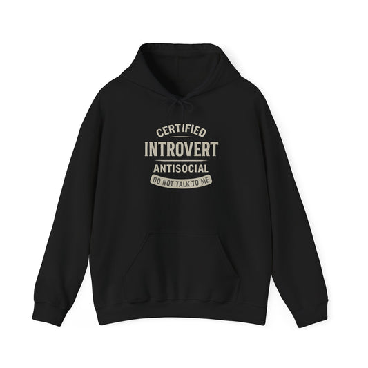 Certified Introvert- Unisex Heavy Blend Sweatshirt