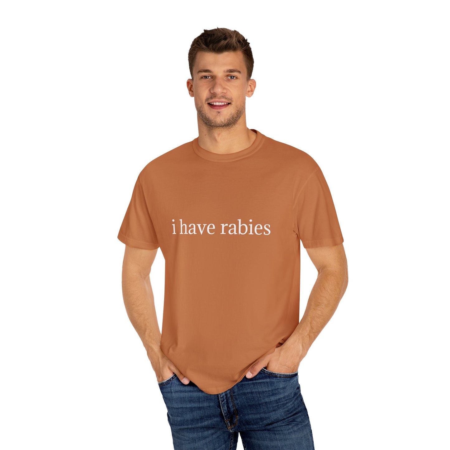 'I Have Rabies' Garment-Dyed T-Shirt