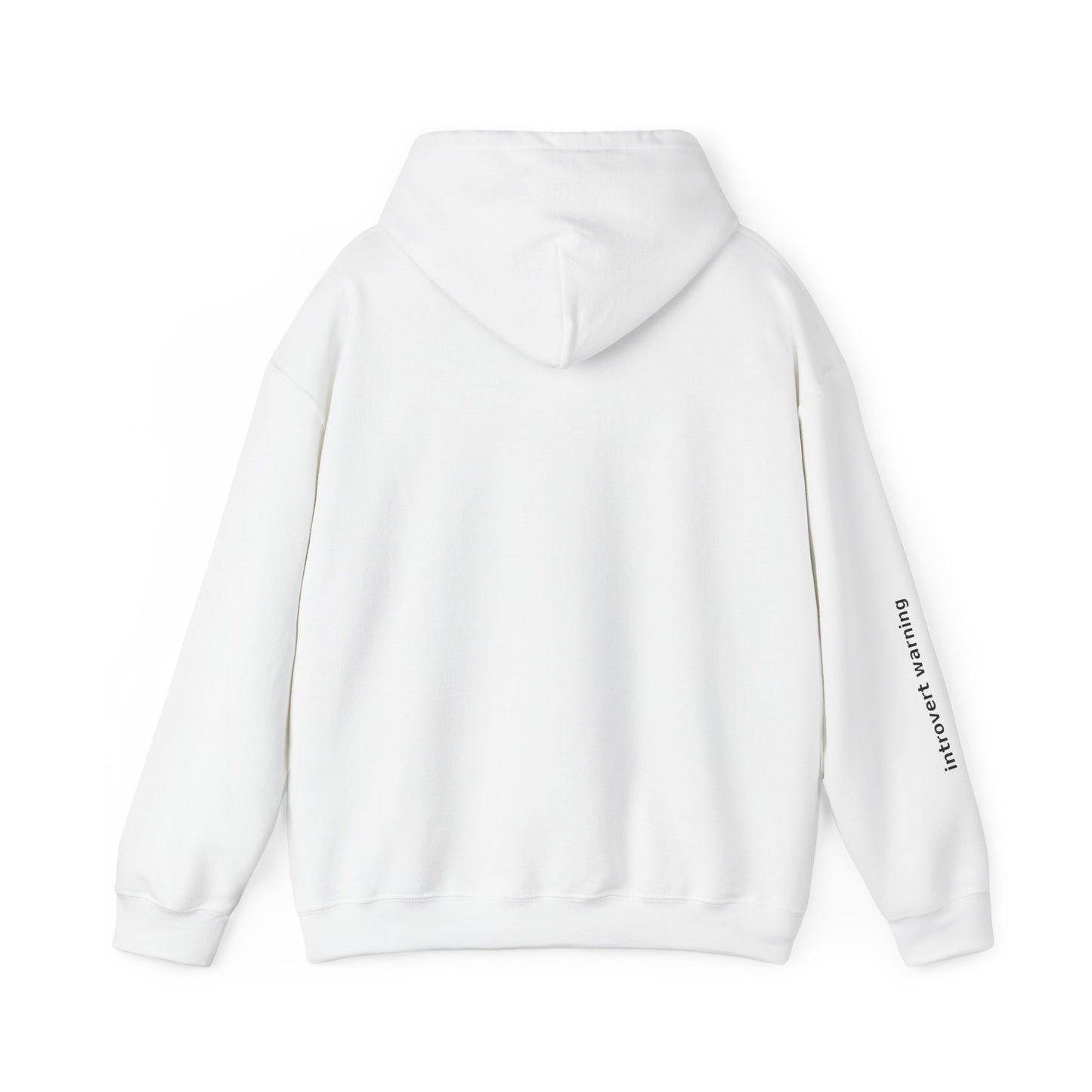 White Hoodie - I'm Fine, Just don't talk to me Unisex Sweatshirt